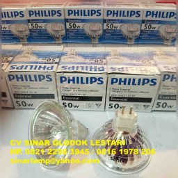 Lampu Halogen Philips 12V 50w Dichroic Reflector